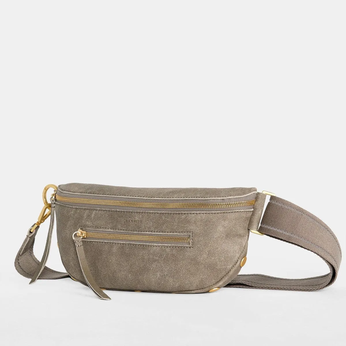 CHARLES CROSSBODY MED - Pewter/Brushed Gold