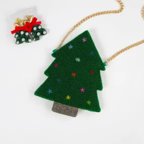 Christmas Tree Clutch Purse