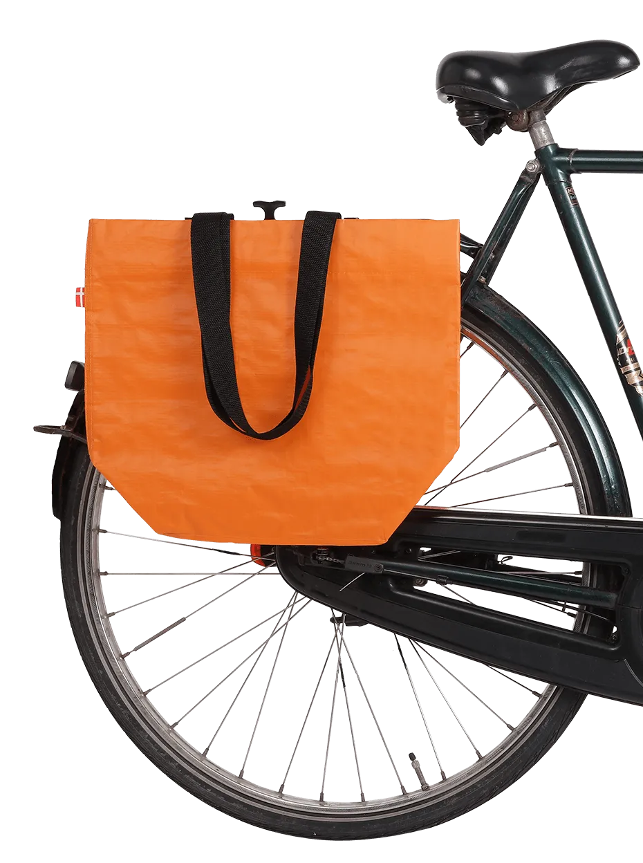 Cobags Bikezac 2.0 - Simply Orange Pannier Bag for Life