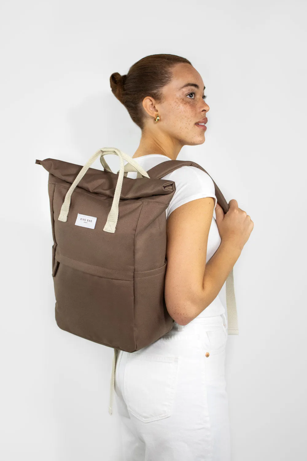 Cocoa Brown | “Hackney” Backpack | Medium