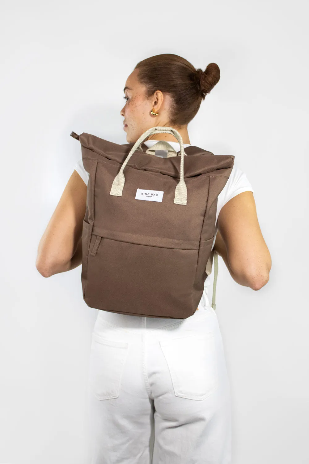 Cocoa Brown | “Hackney” Backpack | Medium