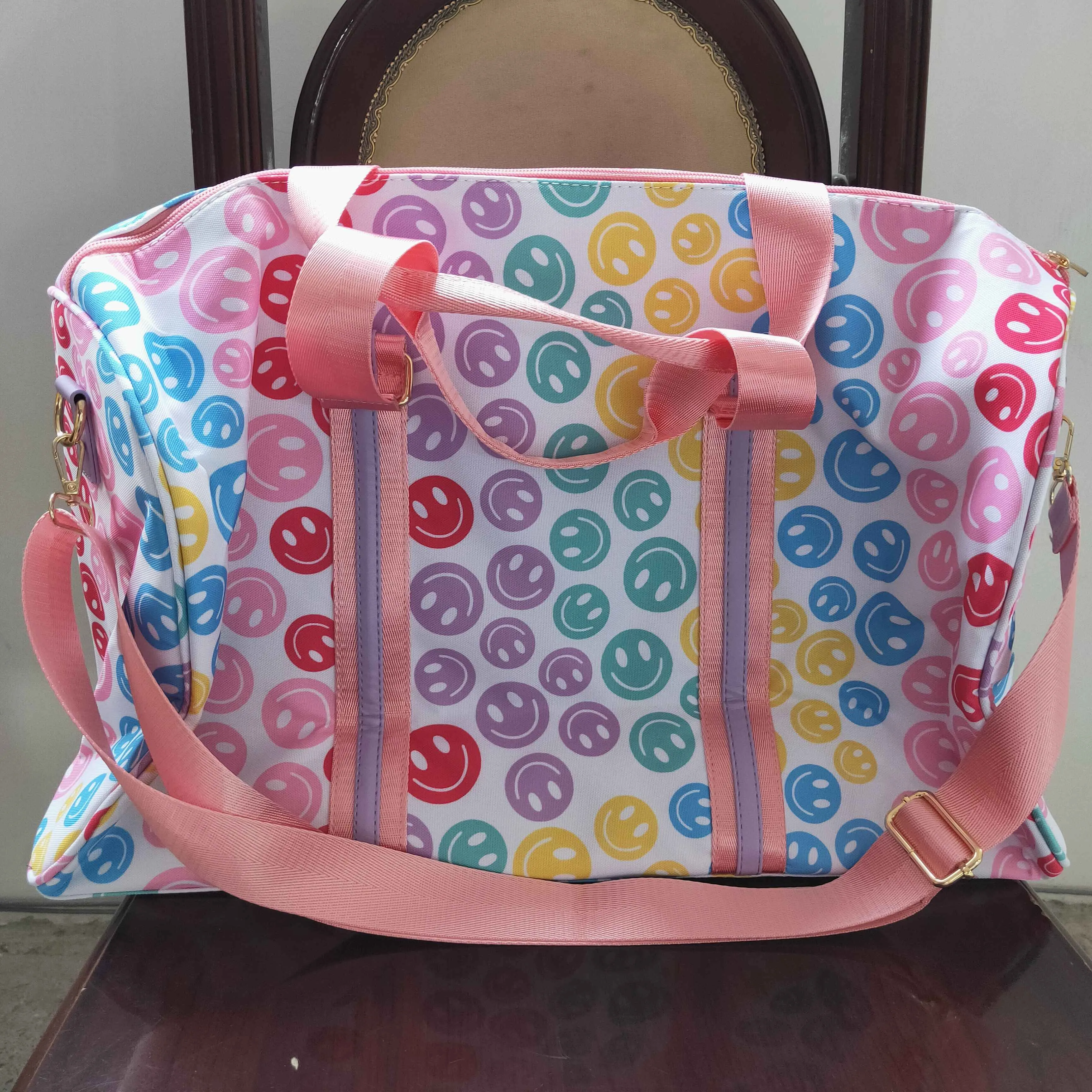 colourful smile face handbag BA0068