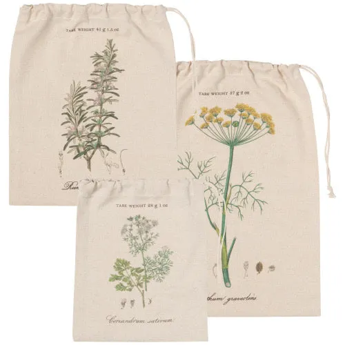 Cotton Produce Bags S/3