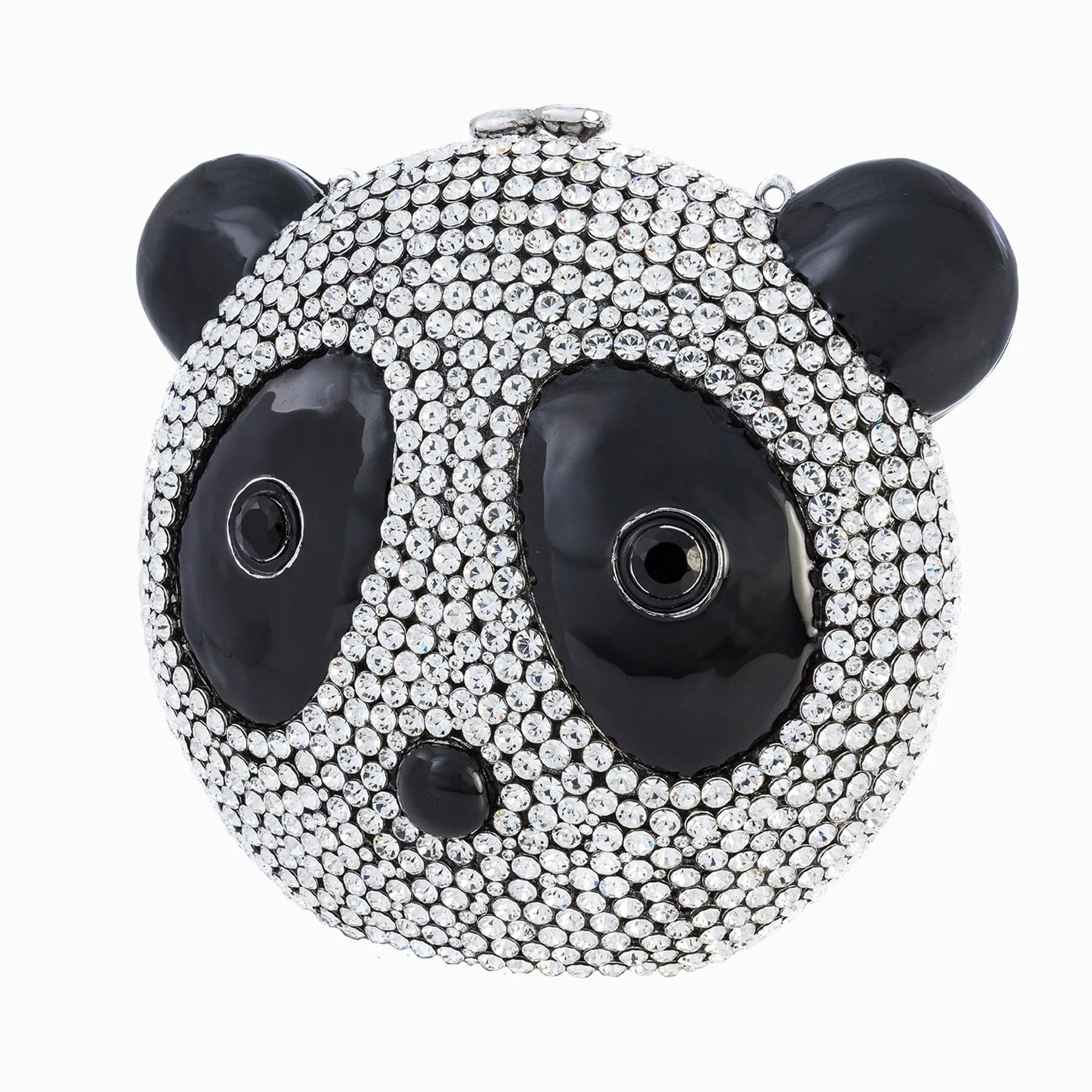 Crystal Panda Clutch Bag