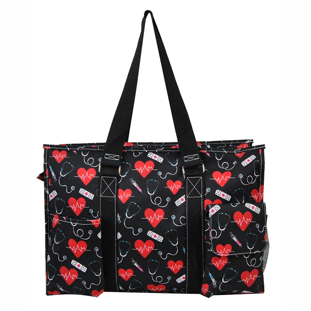 Cure with Love NGIL Zippered Caddy Large Organizer Tote Bag