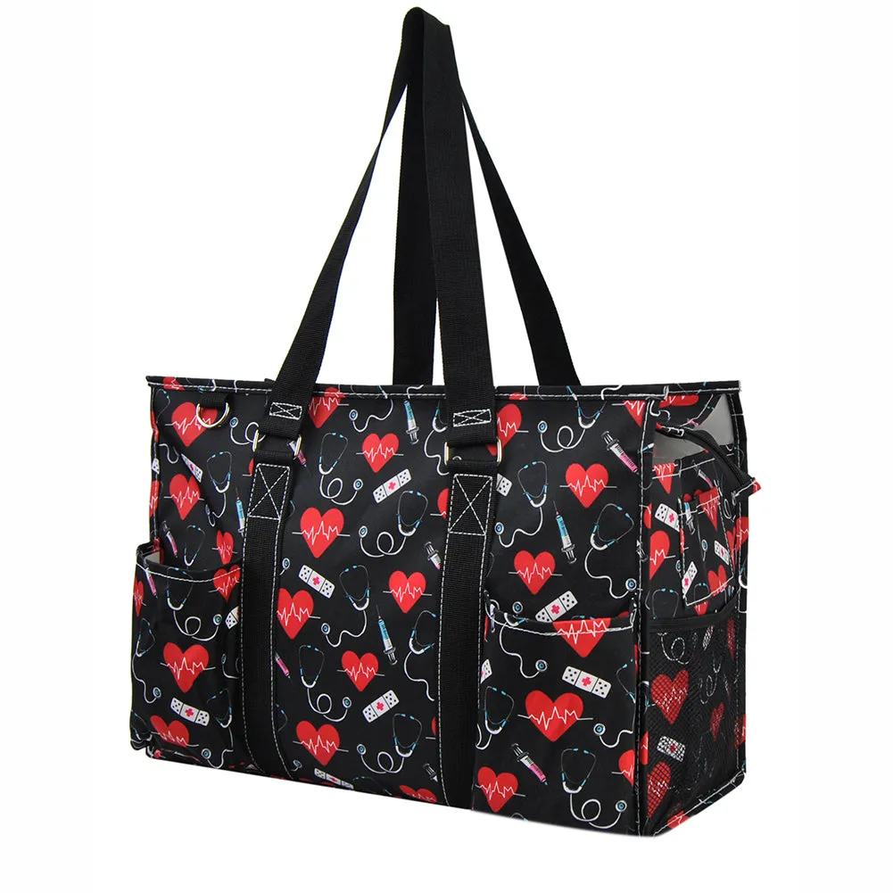 Cure with Love NGIL Zippered Caddy Large Organizer Tote Bag