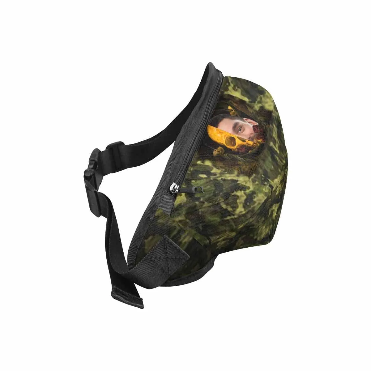 Custom Face Camo Skull Waist Bag