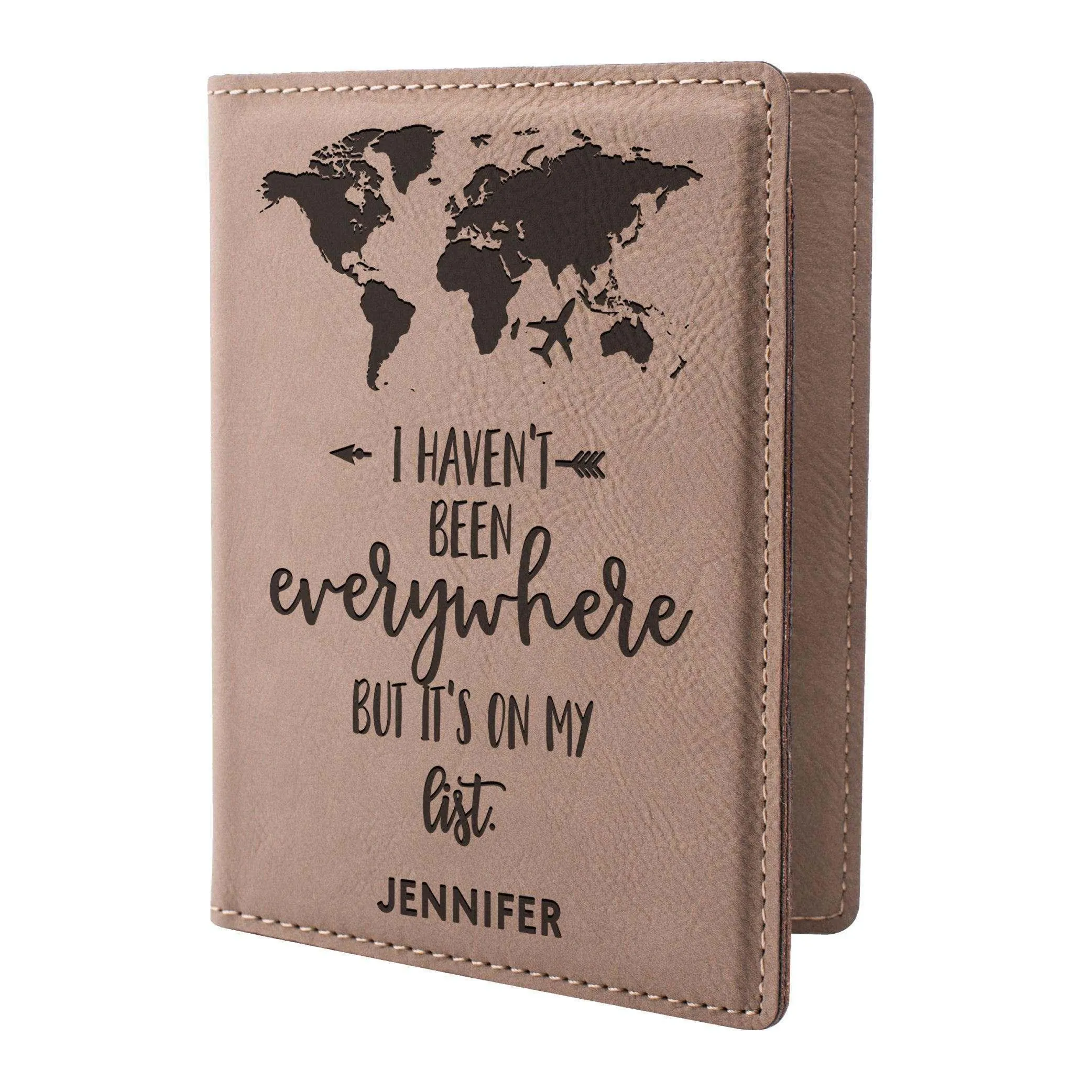 Custom Passsport Holder - Personalized Passport Cover, Gift for Him, Gift for Her