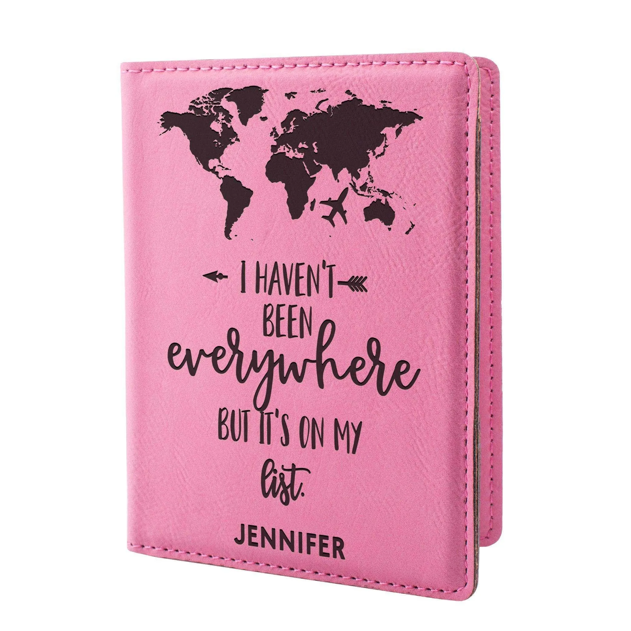 Custom Passsport Holder - Personalized Passport Cover, Gift for Him, Gift for Her