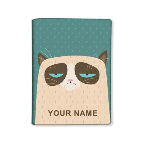 Cute Customized Passport Cover -  Grumping Cat