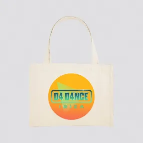 D4 D4NCE Ibiza Circle Logo Woven Shopping Bag