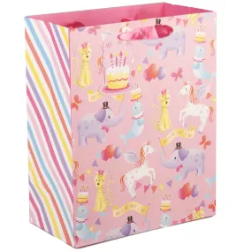 Design By Violet Pink Carnival Large Birthday Gift Bag