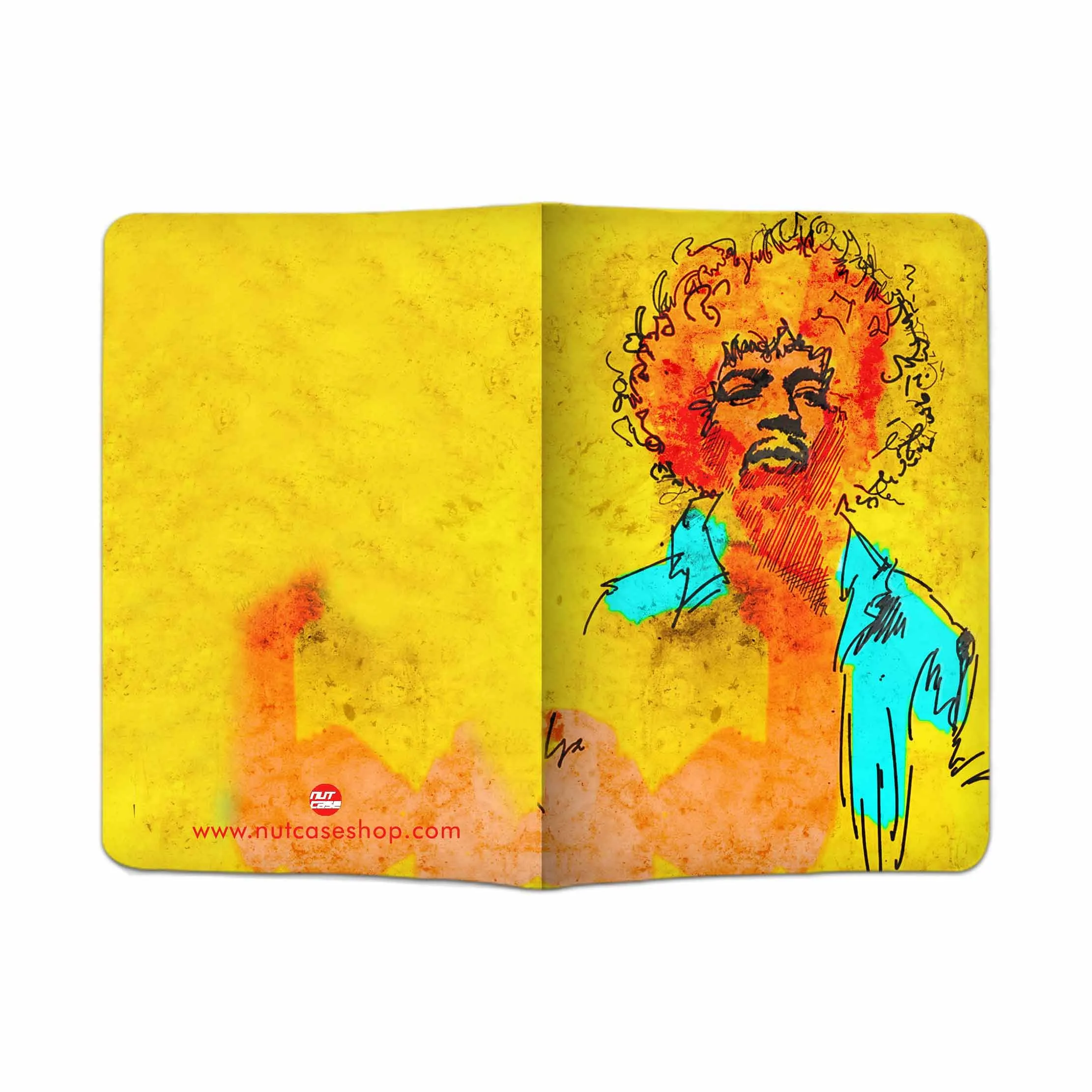 Designer Passport Cover - Hendrix Pop Art