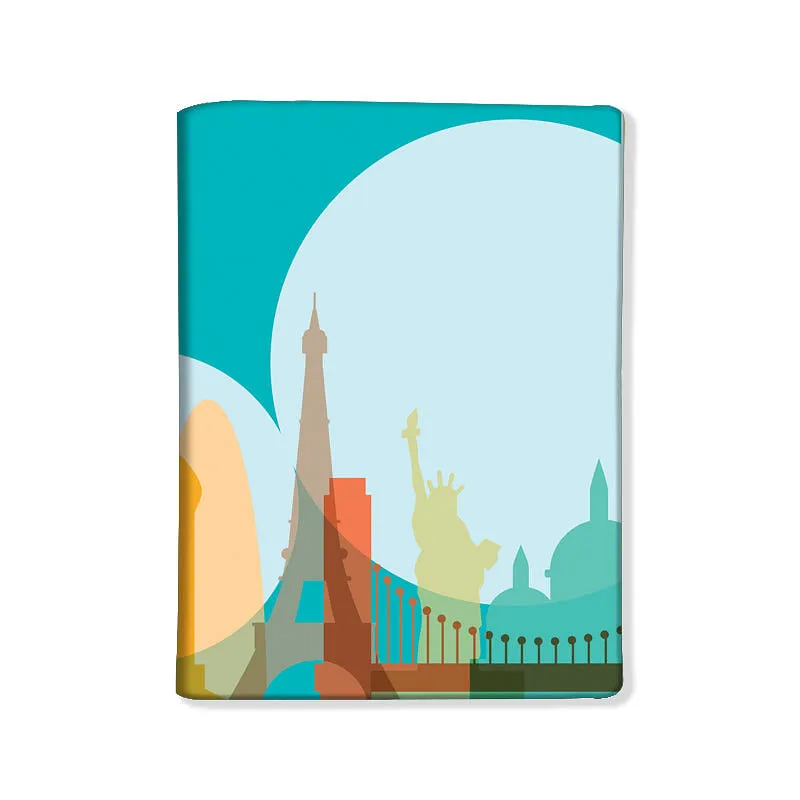 Designer Passport Cover - Iconic City Art