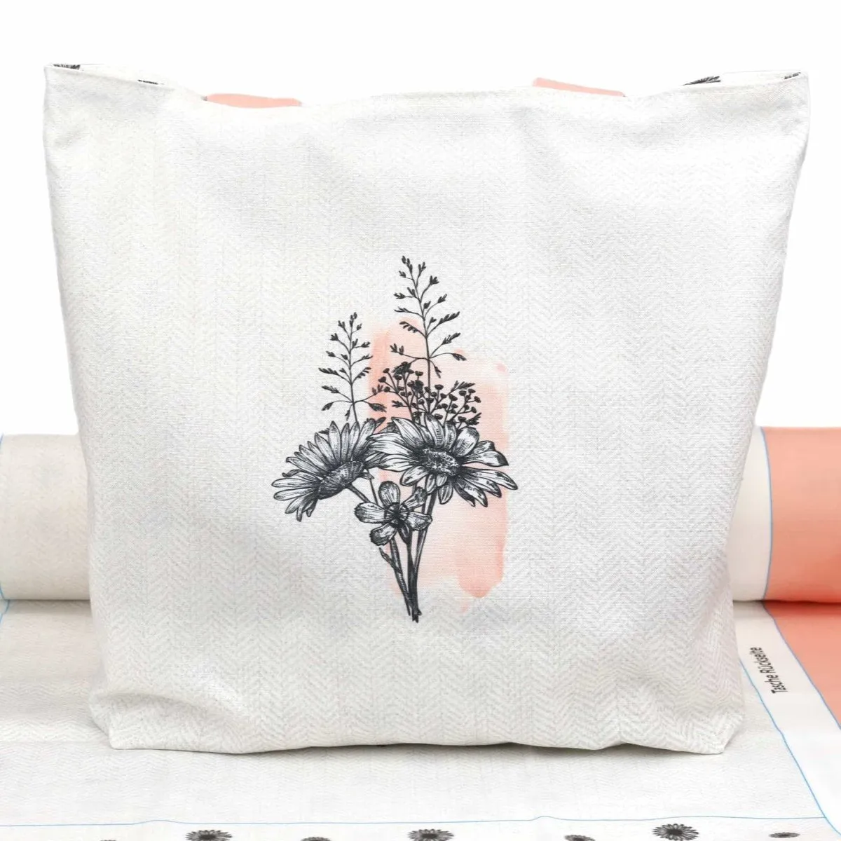 DIY Sewing Set - Motif Shopping Bag - Flower Bouquet