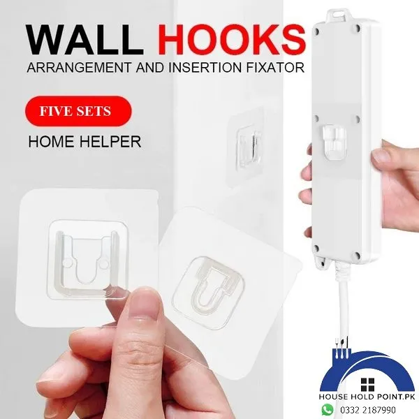 Double Sided Adhesive Wall Hooks