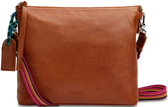 DownTown Crossbody- Brandy