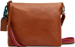 DownTown Crossbody- Brandy