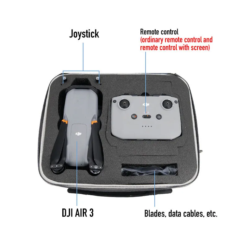 Drone Storage bag Suitcase for DJI Air3 drone quadcopter