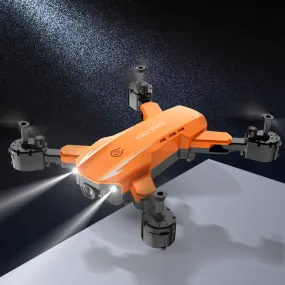 Dual-lens high-resolution aerial camera drone