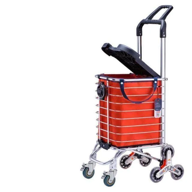 Easy Carry Climbing Wheeled Shopping Cart