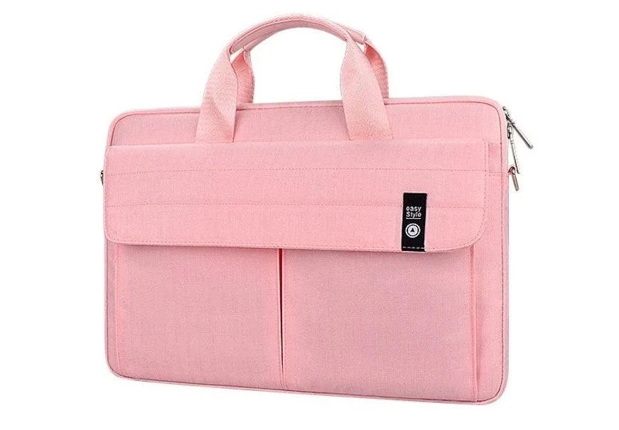 Easy Style Portable Business Laptop Bag- Pink