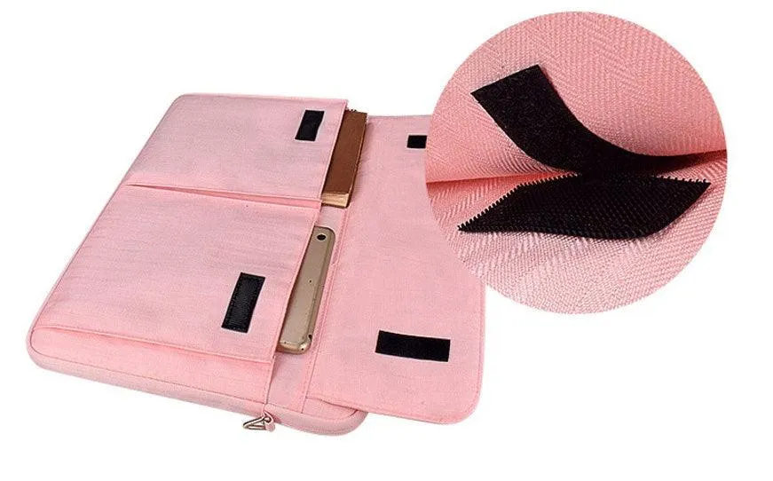 Easy Style Portable Business Laptop Bag- Pink