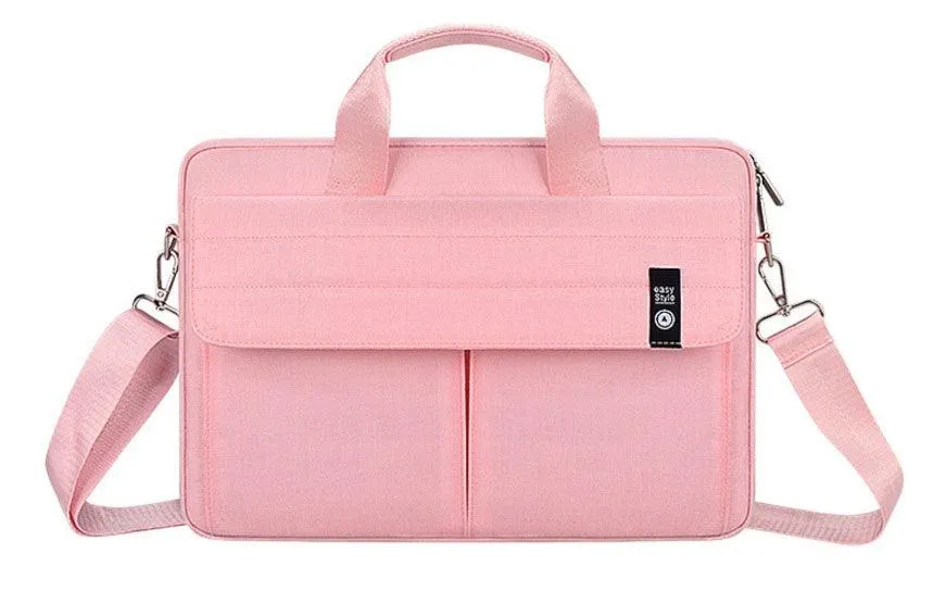 Easy Style Portable Business Laptop Bag- Pink