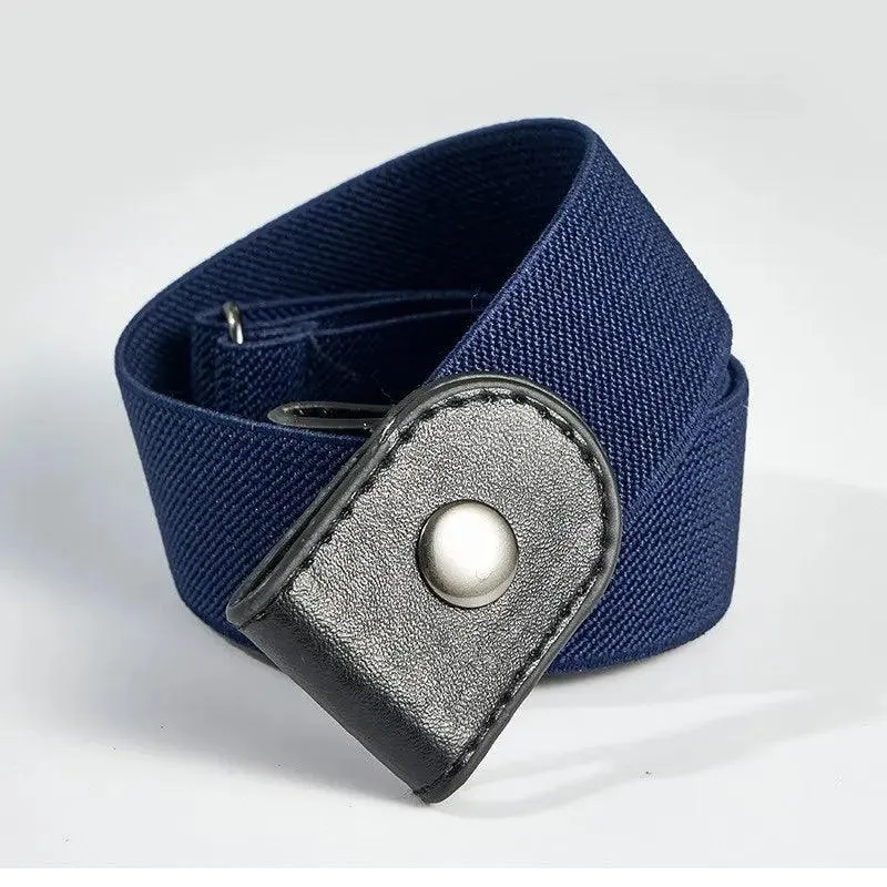 Elastic Waist Belt: Buckle-Free Design for Comfort & Style in 70 characters