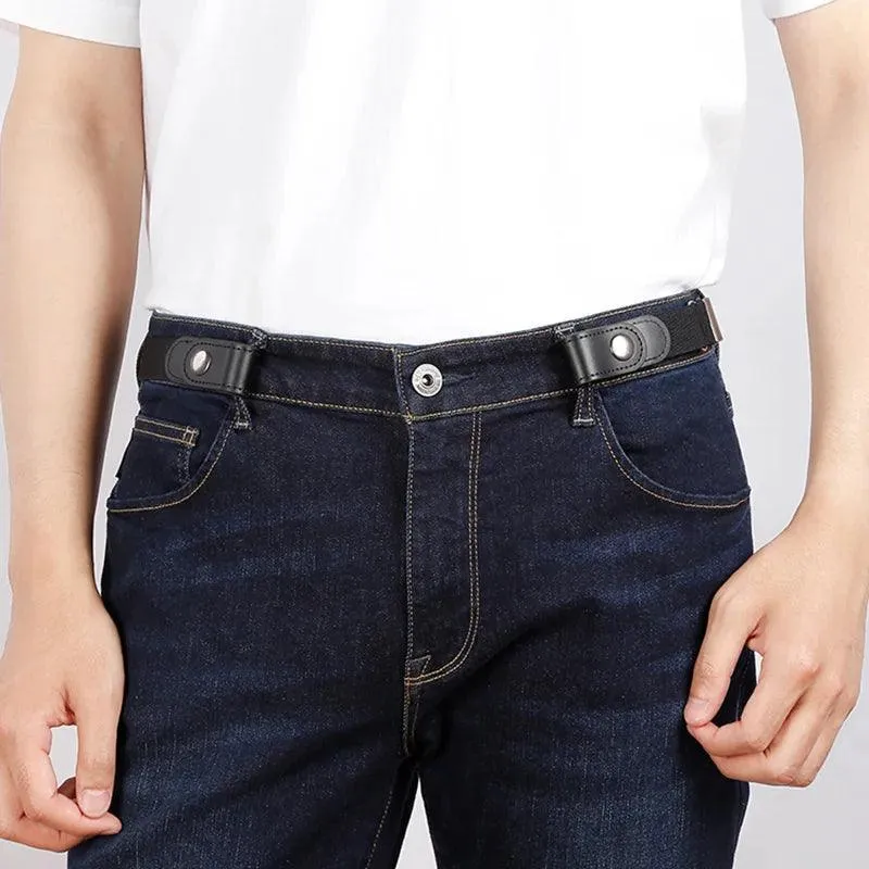 Elastic Waist Belt: Buckle-Free Design for Comfort & Style in 70 characters