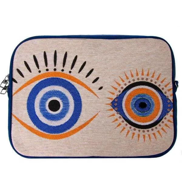 Elegant Turkish Evil Eye Laptop Bag