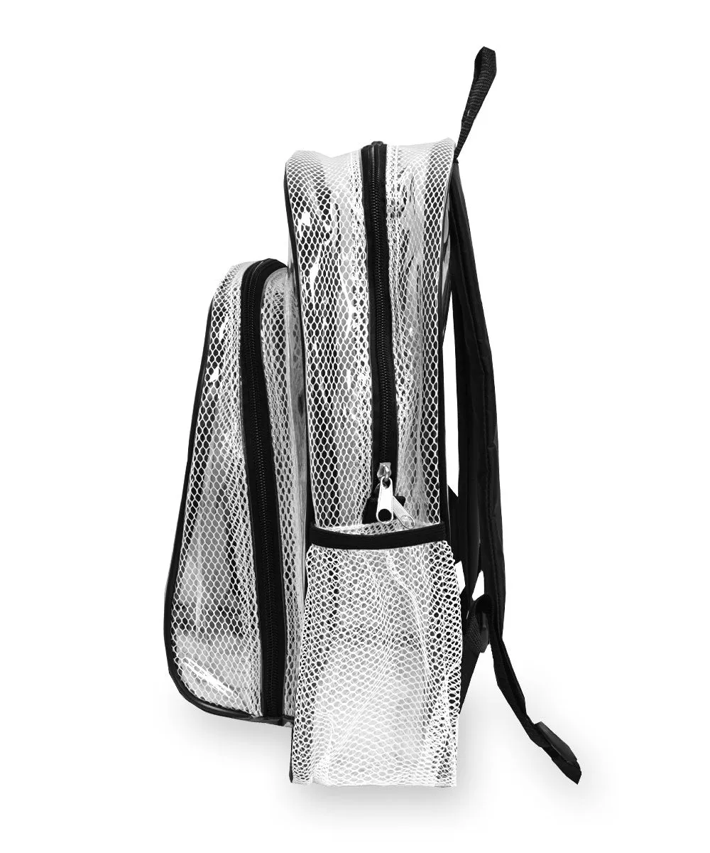 EVEREST HEAVY DUTY CLEAR BACKPACK STANDARD