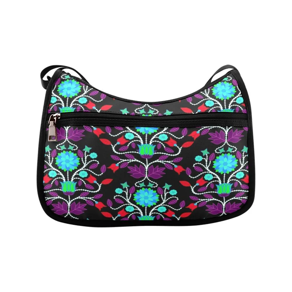 Floral Beadwork Four Clans Winter Crossbody Bags