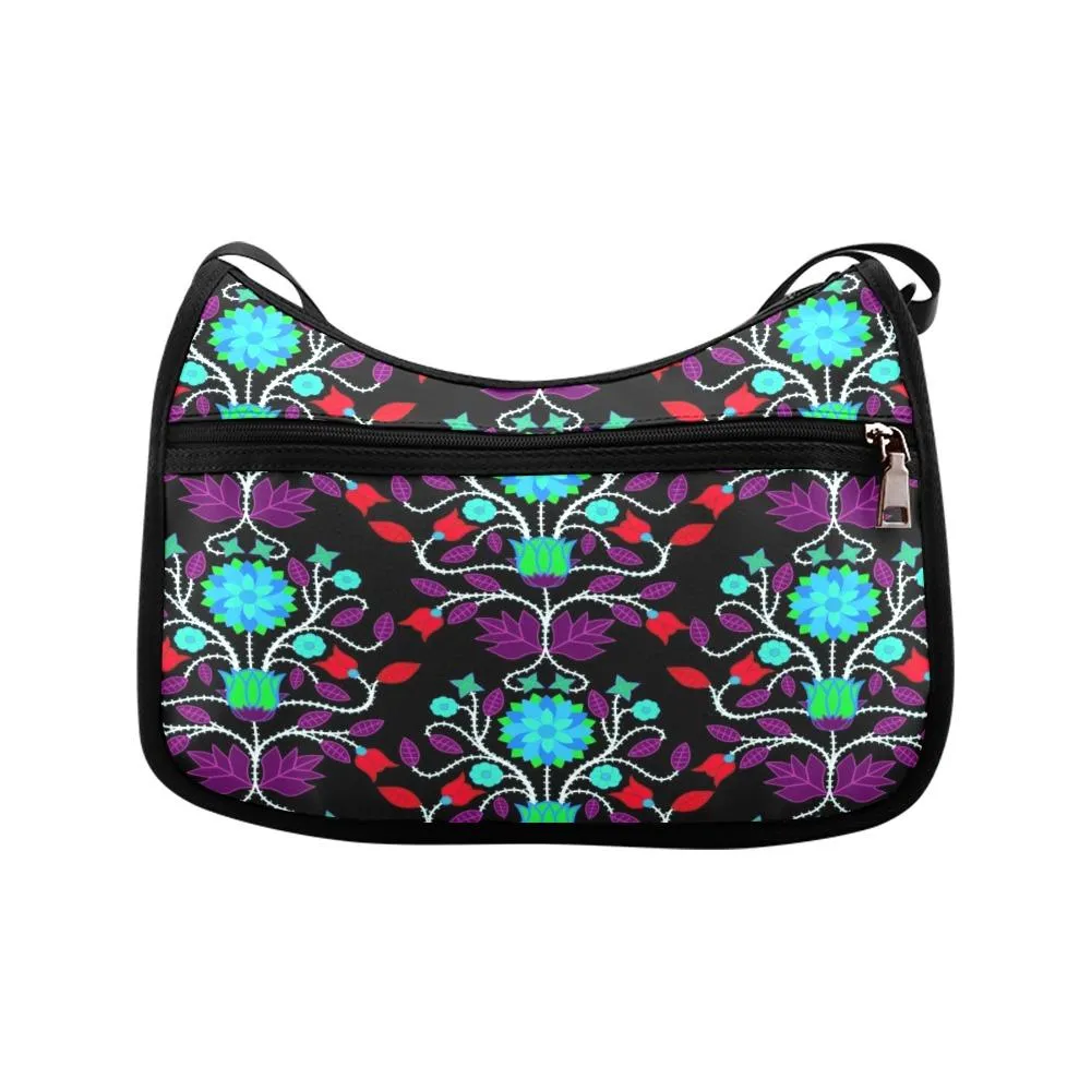 Floral Beadwork Four Clans Winter Crossbody Bags