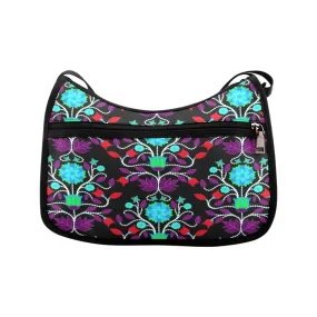 Floral Beadwork Four Clans Winter Crossbody Bags