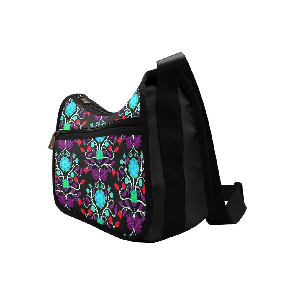 Floral Beadwork Four Clans Winter Crossbody Bags