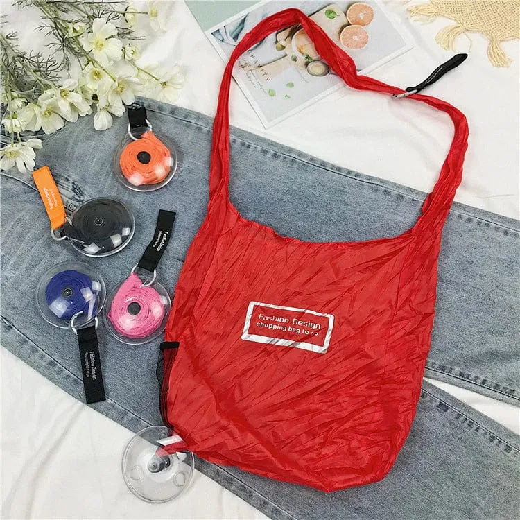 FOLDING SHOPPING SHOULDER BAG