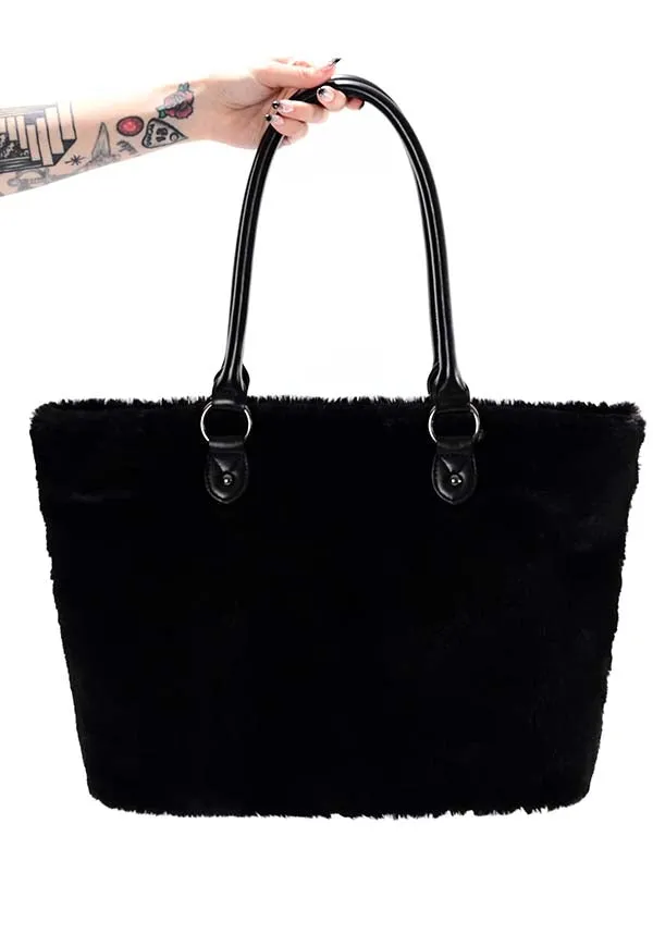 Fuzzy Jack [Black] | TOTE BAG