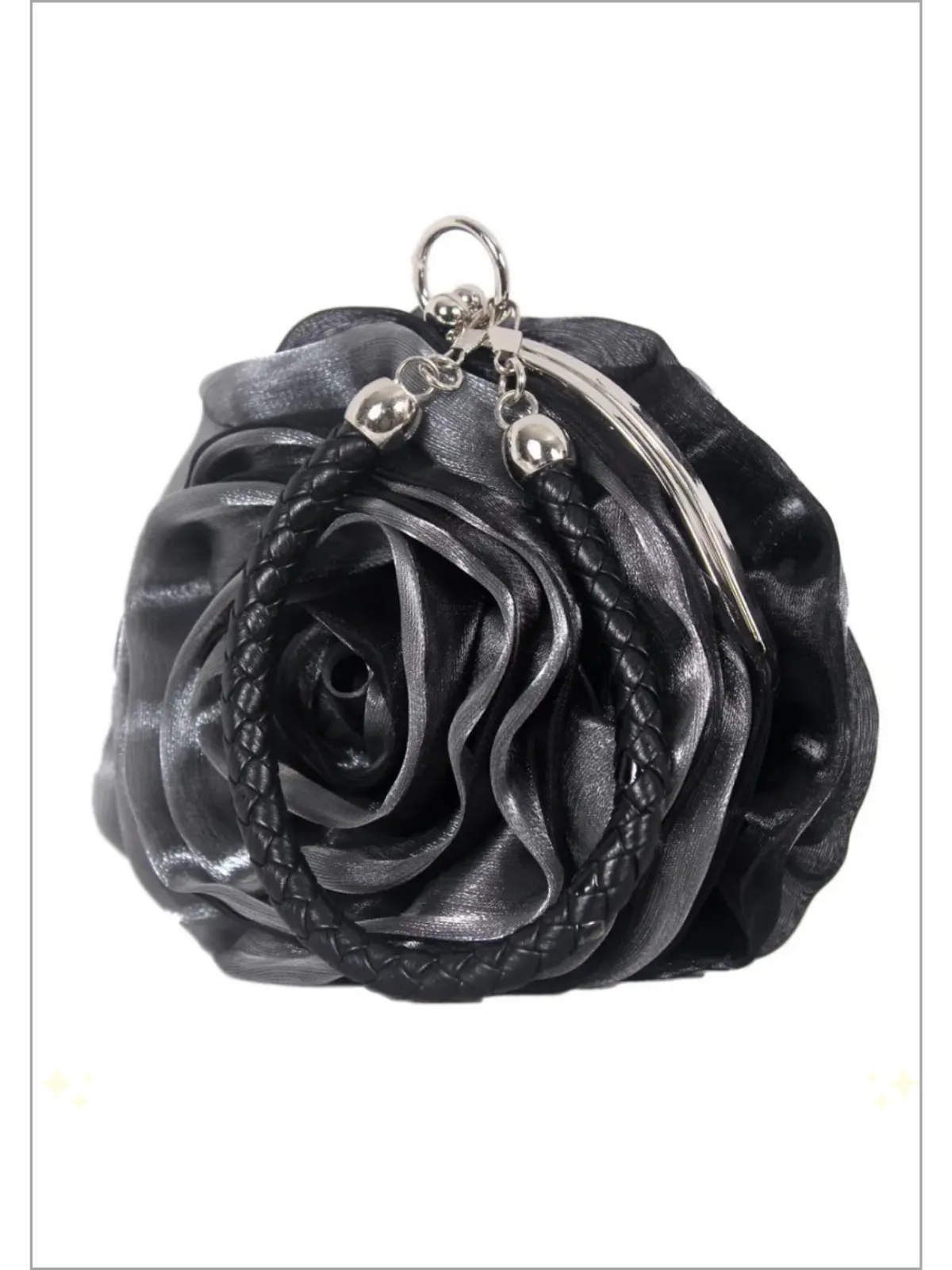 Garden Glam Rose Flower Clutch