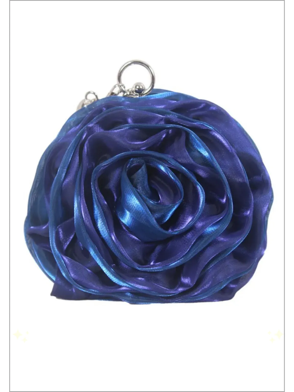 Garden Glam Rose Flower Clutch