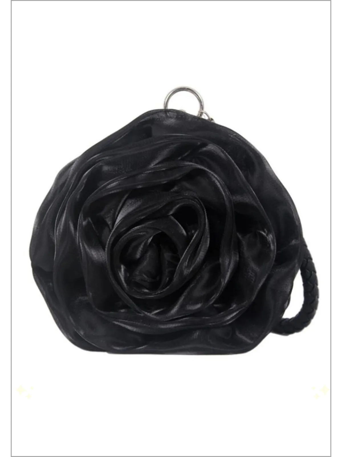 Garden Glam Rose Flower Clutch