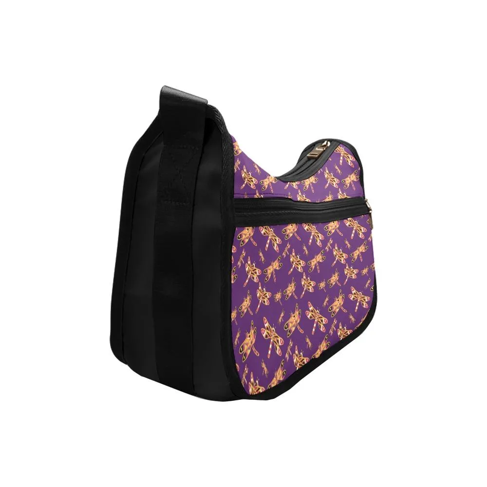 Gathering Yellow Purple Crossbody Bags