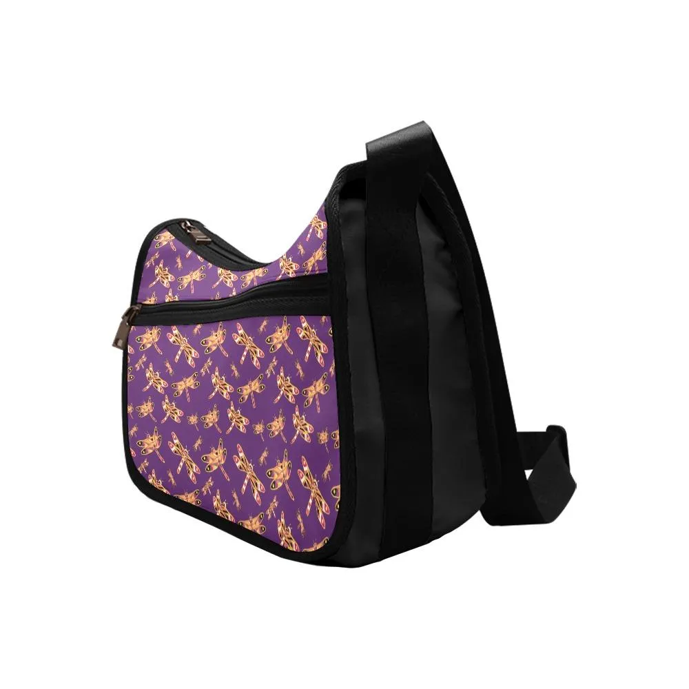 Gathering Yellow Purple Crossbody Bags