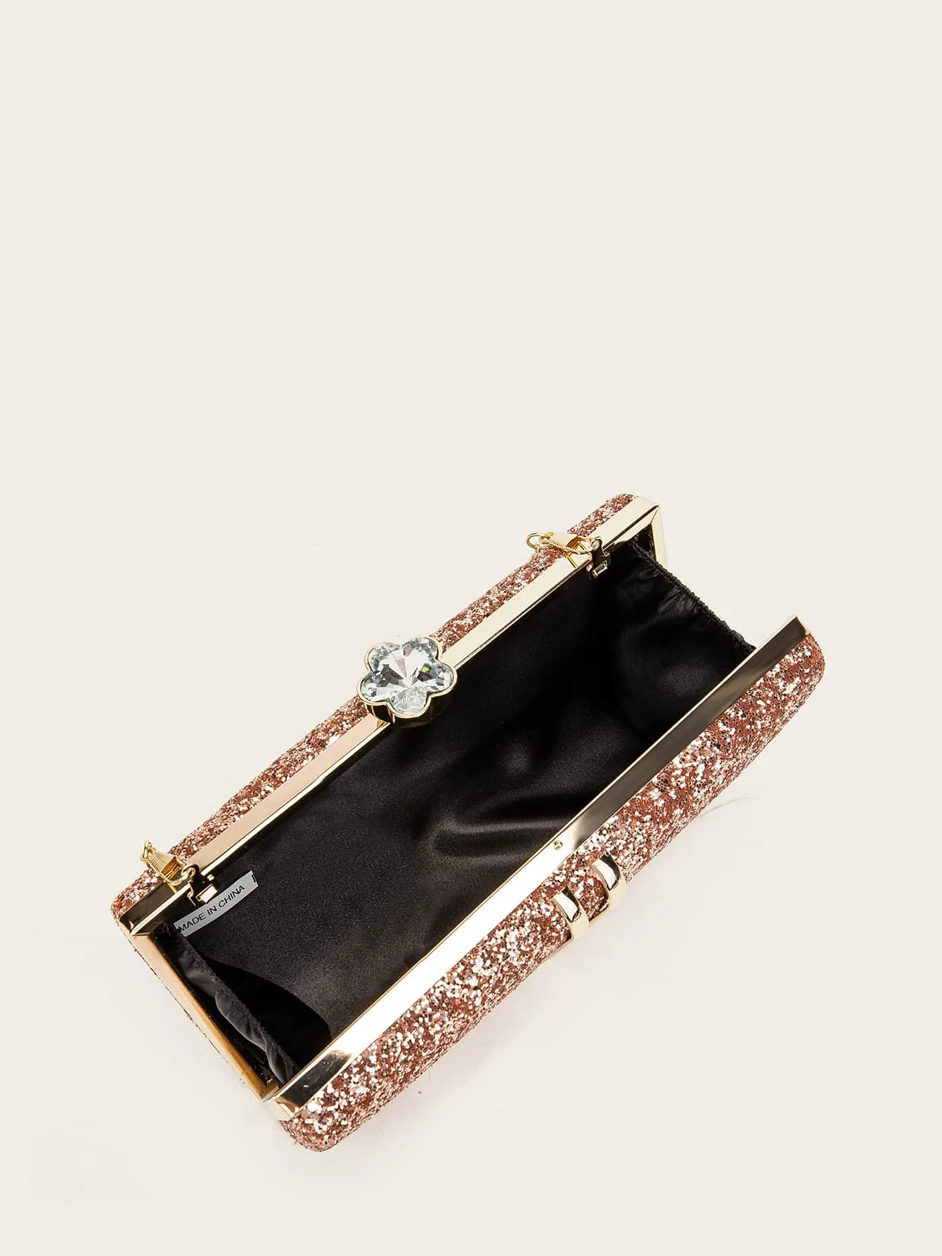 Glitter Chain Clutch Bag