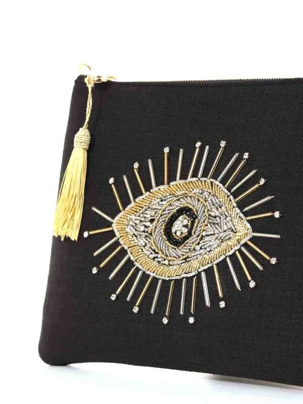 Gold Eye Clutch