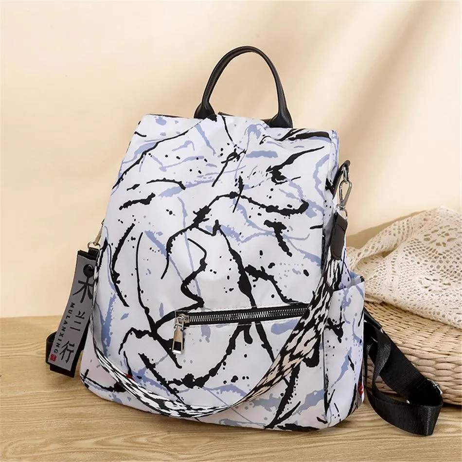 GZ229 Fashion Oxford Cool Waterproof Backpack for School and Travel