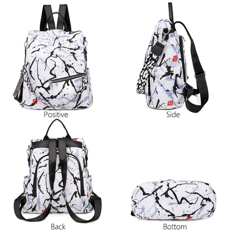 GZ229 Fashion Oxford Cool Waterproof Backpack for School and Travel