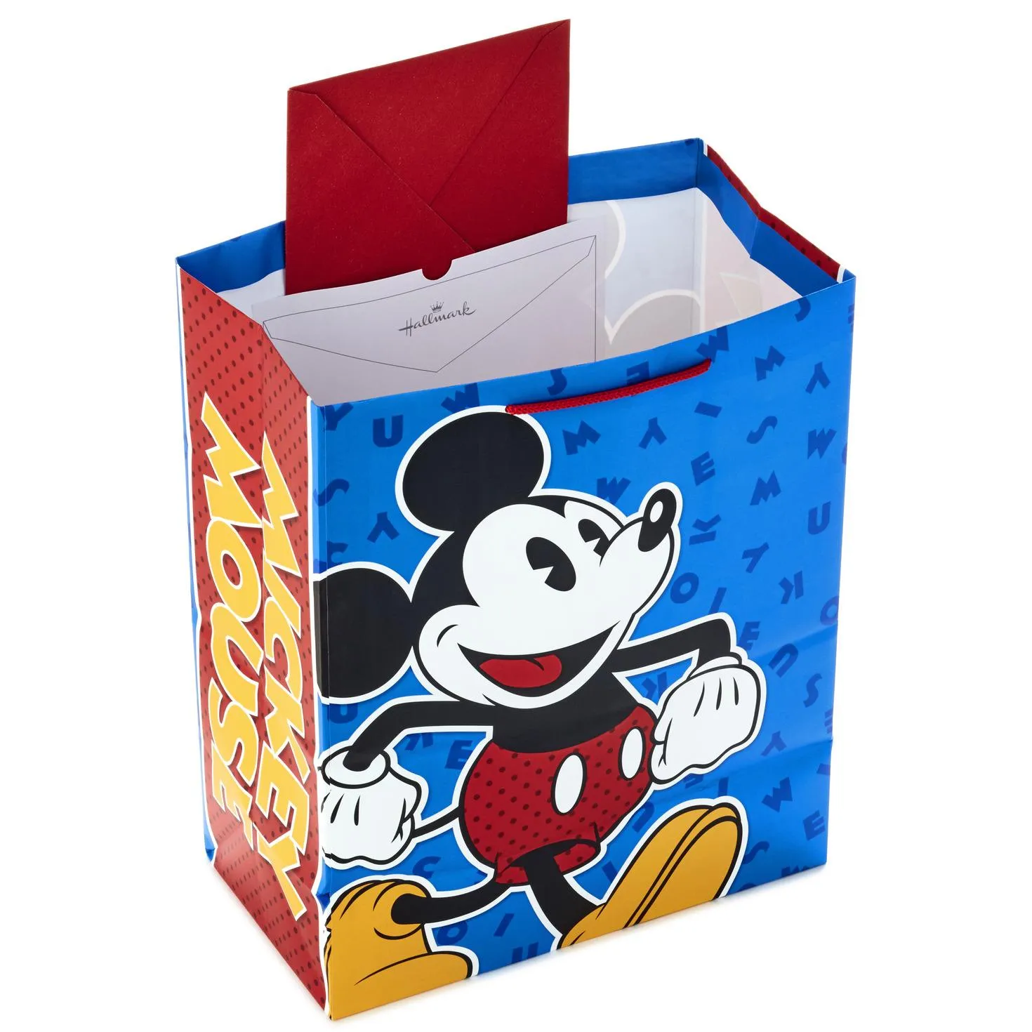 Hallmark Disney Mickey Mouse Wow Large Gift Bag With Tissue, 13''