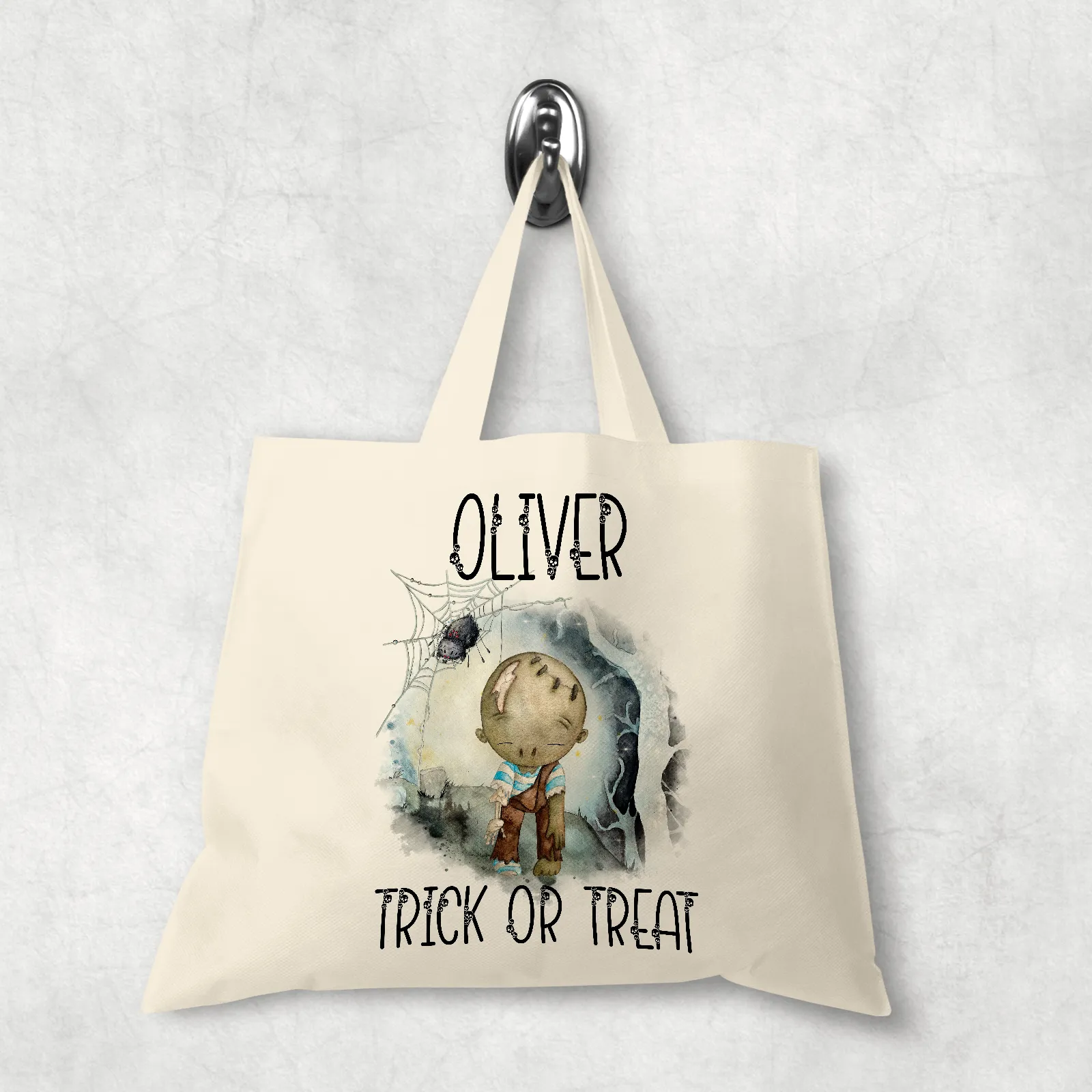 Halloween Character Trick or Treat Tote Bag