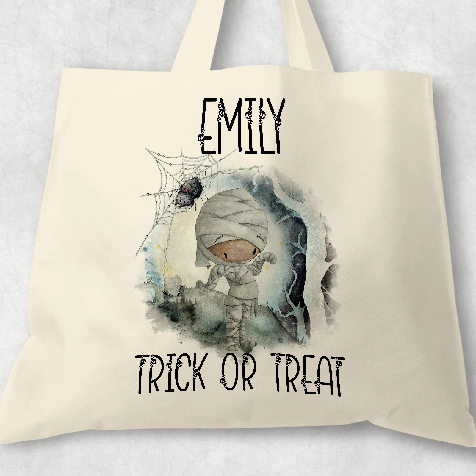 Halloween Character Trick or Treat Tote Bag